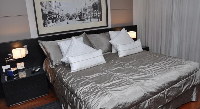 Constantino Hotel E Eventos Juiz de Fora Exteriér fotografie A bed with a duvet